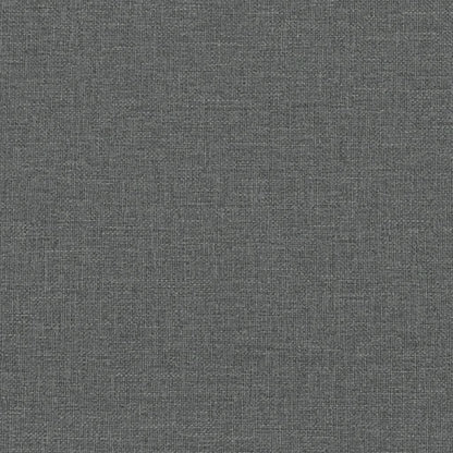 Sofa 3-Sitzer Dunkelgrau Stoff