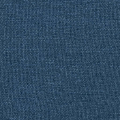 Sofa 2-Sitzer Blau Stoff
