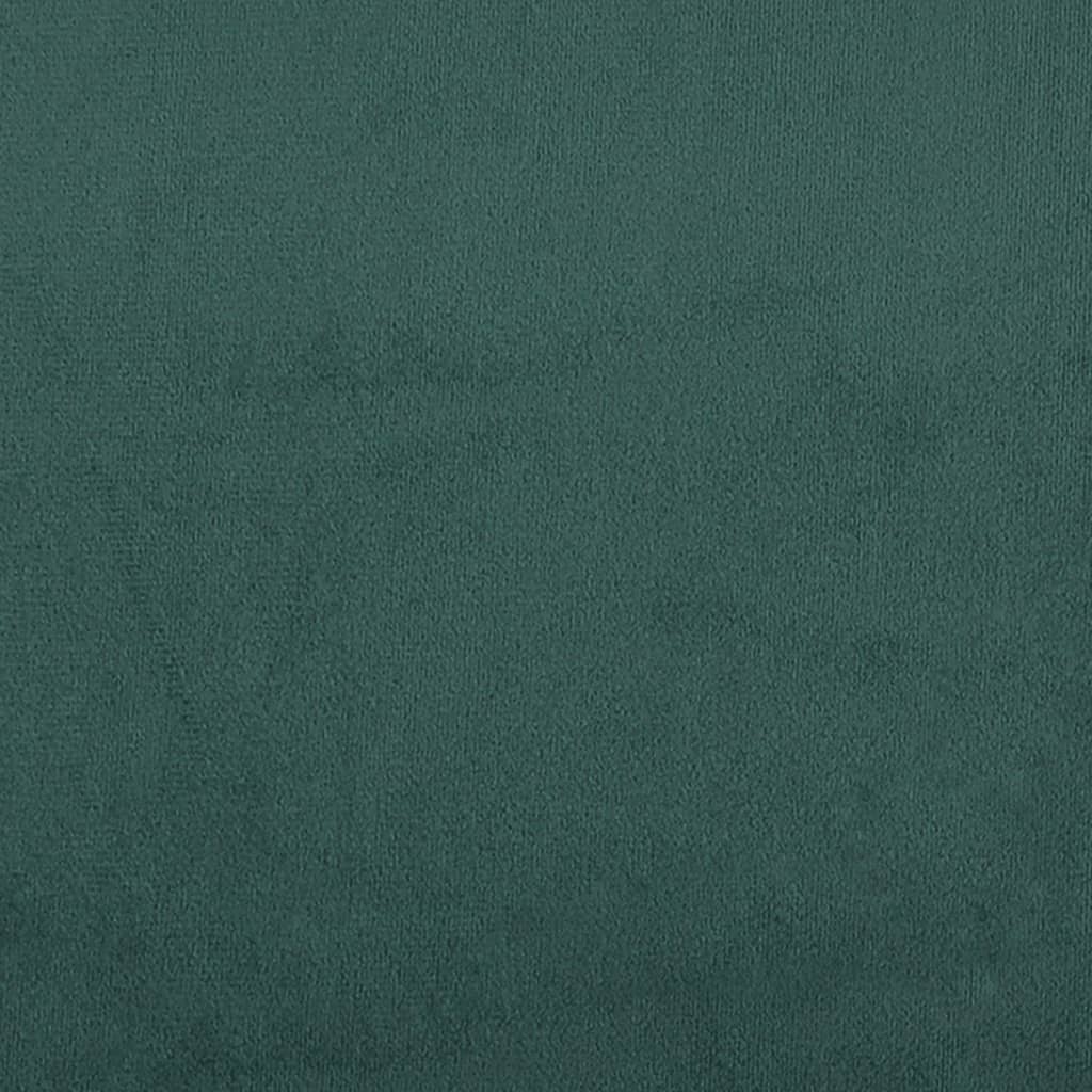 Lænestol med Cushion Dark Green Velvet
