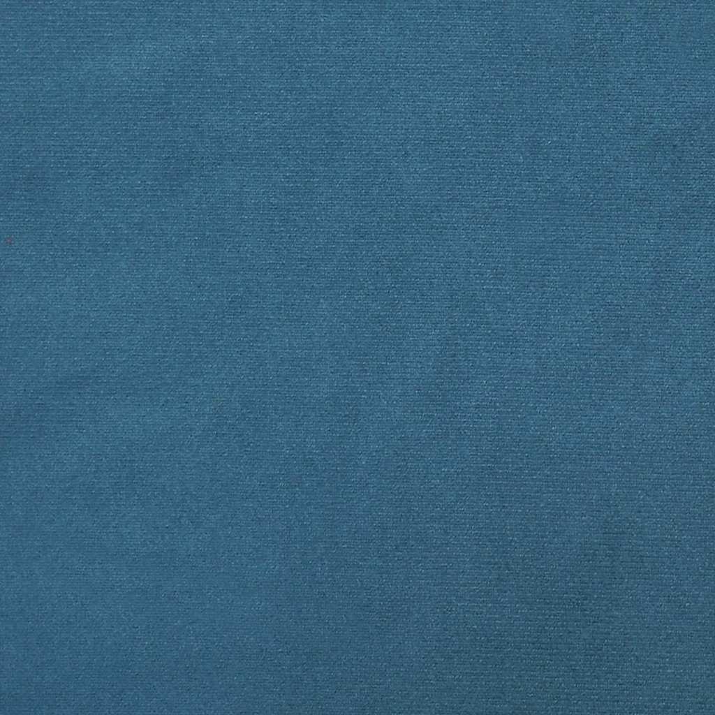 Sofa mit Kissen 3-Sitzer Blau Samt