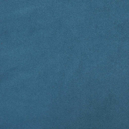 Sofa mit Kissen 3-Sitzer Blau Samt