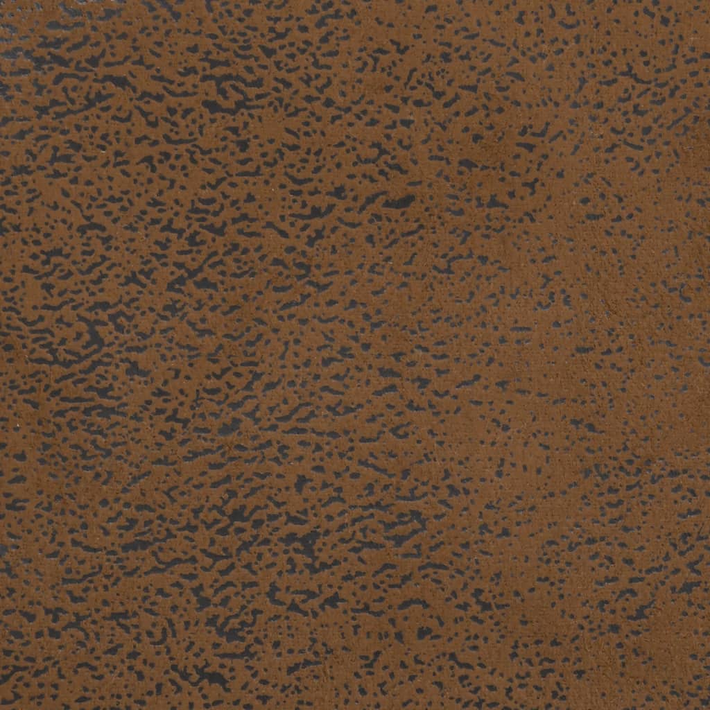 Chesterfield-Sofa 2-Sitzer Braun Kunstleder in Wildleder-Optik