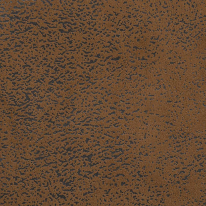 Chesterfield-Sofa 2-Sitzer Braun Kunstleder in Wildleder-Optik