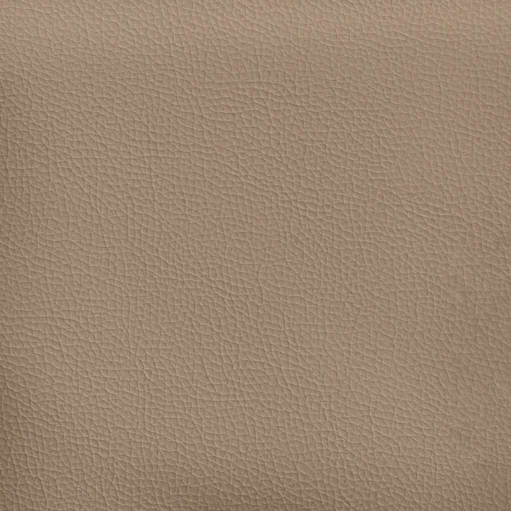 Chesterfield-Sofa 3-Sitzer Cappuccino Kunstleder