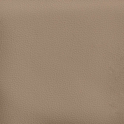 Chesterfield-Sofa 3-Sitzer Cappuccino Kunstleder