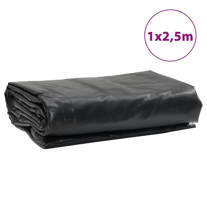 Abdeckplane Schwarz 1x2,5 m 650 g/m²