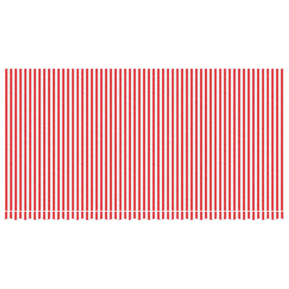 Markisenbespannung Rot und Weiß Gestreift 6x3 m