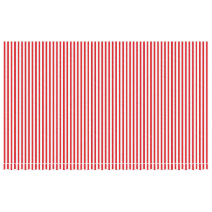Markisenbespannung Rot und Weiß Gestreift 6x3,5 m