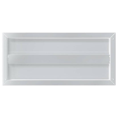 Wandregale 2 Stk. 50x23,5x3 cm Silbern Edelstahl
