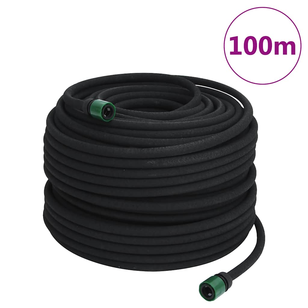 Tropfschlauch Schwarz 0,6" 100 m Gummi