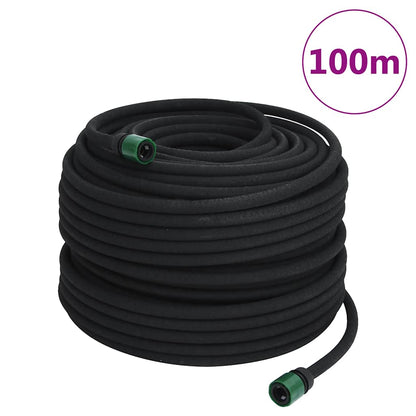 Tropfschlauch Schwarz 0,6" 100 m Gummi