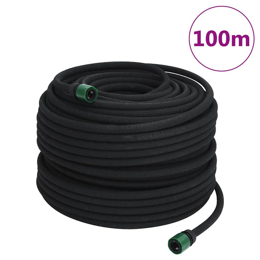 Tropfschlauch Schwarz 0,6" 100 m Gummi