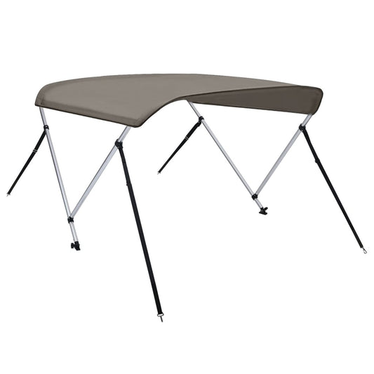 2-Bow Bimini Top Grau 150x120x110 cm