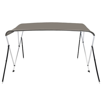 3-Bow Bimini-Top Grau 183x180x137 cm
