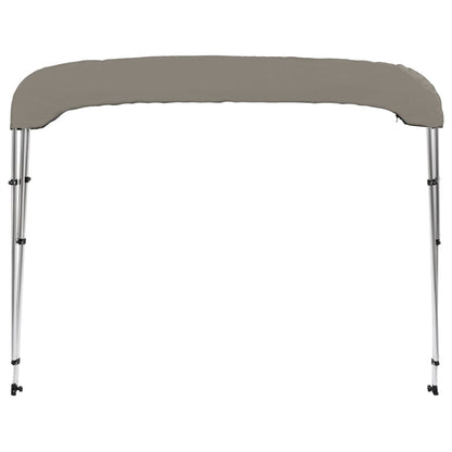 3-Bow Bimini-Top Grau 183x180x137 cm