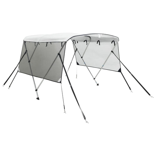 3-Bow Bimini-Top mit Mesh-Seitenteilen 183x(185-198)x137 cm