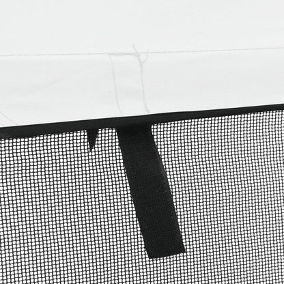 3-Bow Bimini-Top mit Mesh-Seitenteilen 183x(185-198)x137 cm