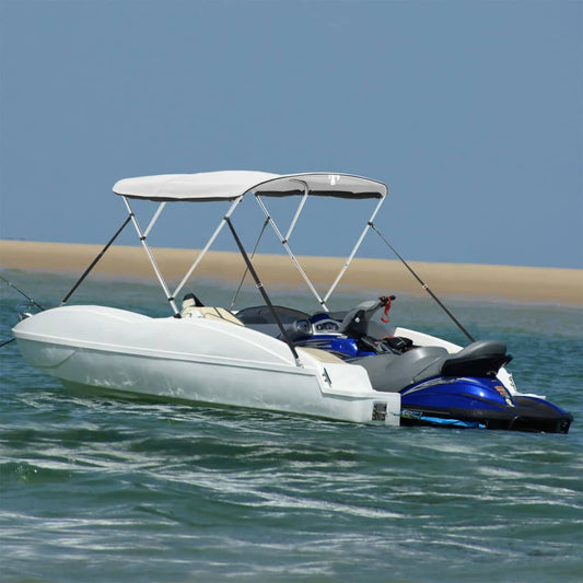 3-Bow Bimini-Top mit Mesh-Seitenteilen 183x(185-198)x137 cm