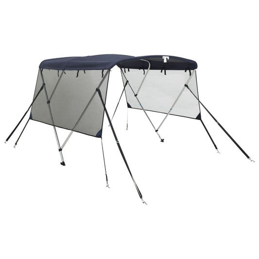 3-Bow Bimini-Top mit Mesh-Seitenteilen 183x(137-152)x137 cm