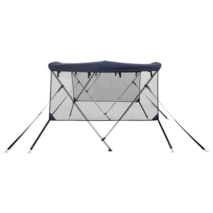 3-Bow Bimini-Top mit Mesh-Seitenteilen 183x(137-152)x137 cm