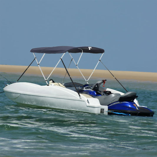 3-Bow Bimini-Top mit Mesh-Seitenteilen 183x(137-152)x137 cm