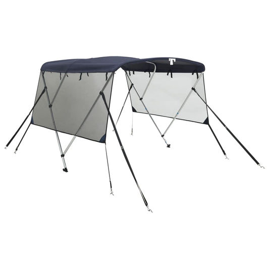 3-Bow Bimini-Top mit Mesh-Seitenteilen 183x(185-198)x137 cm