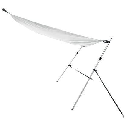 T-Top-Beschattungsverlängerung Weiß 170x170x(115-183) cm