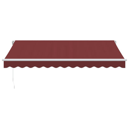 Markise Manuell Weinrot 350x250 cm
