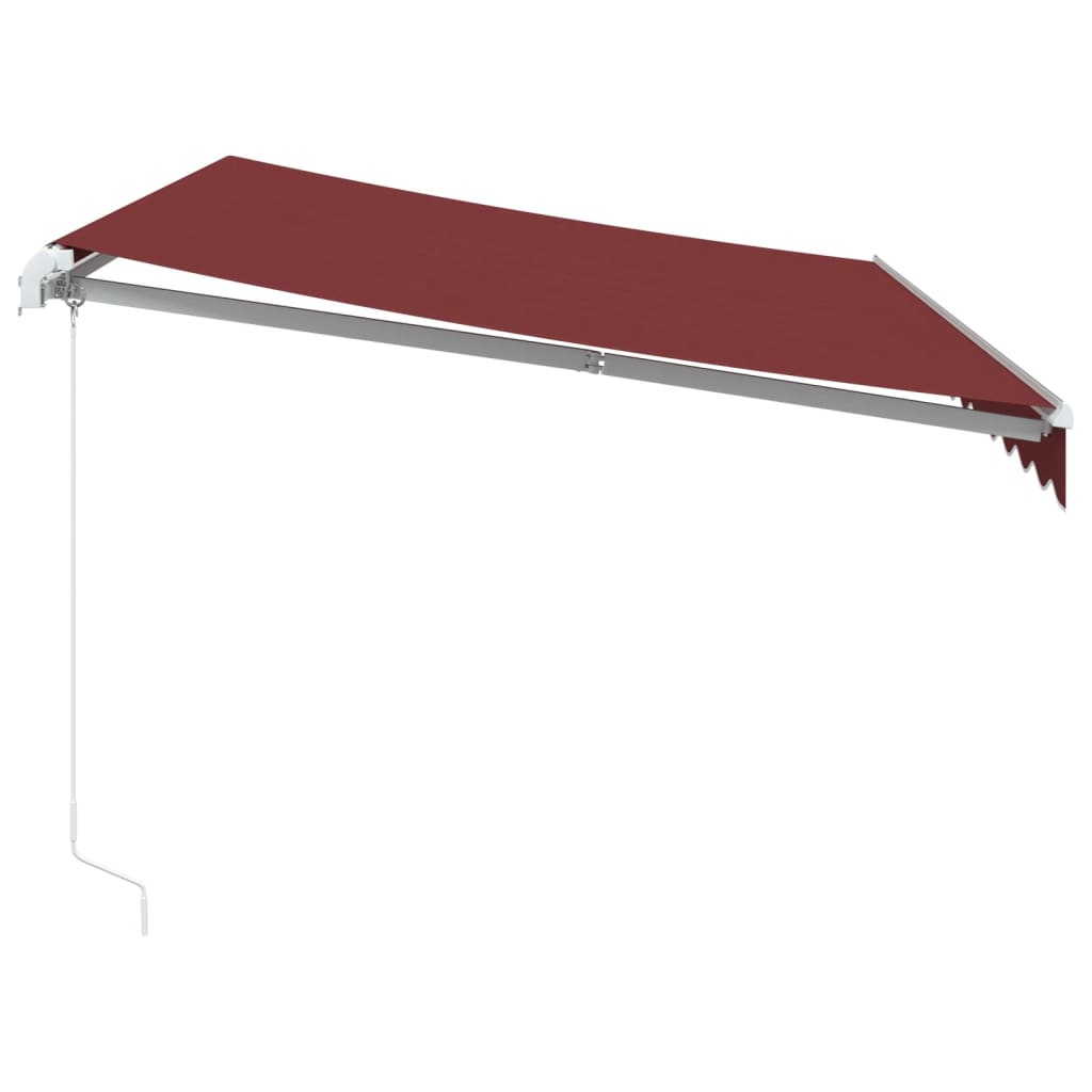 Markise Manuell Weinrot 350x250 cm