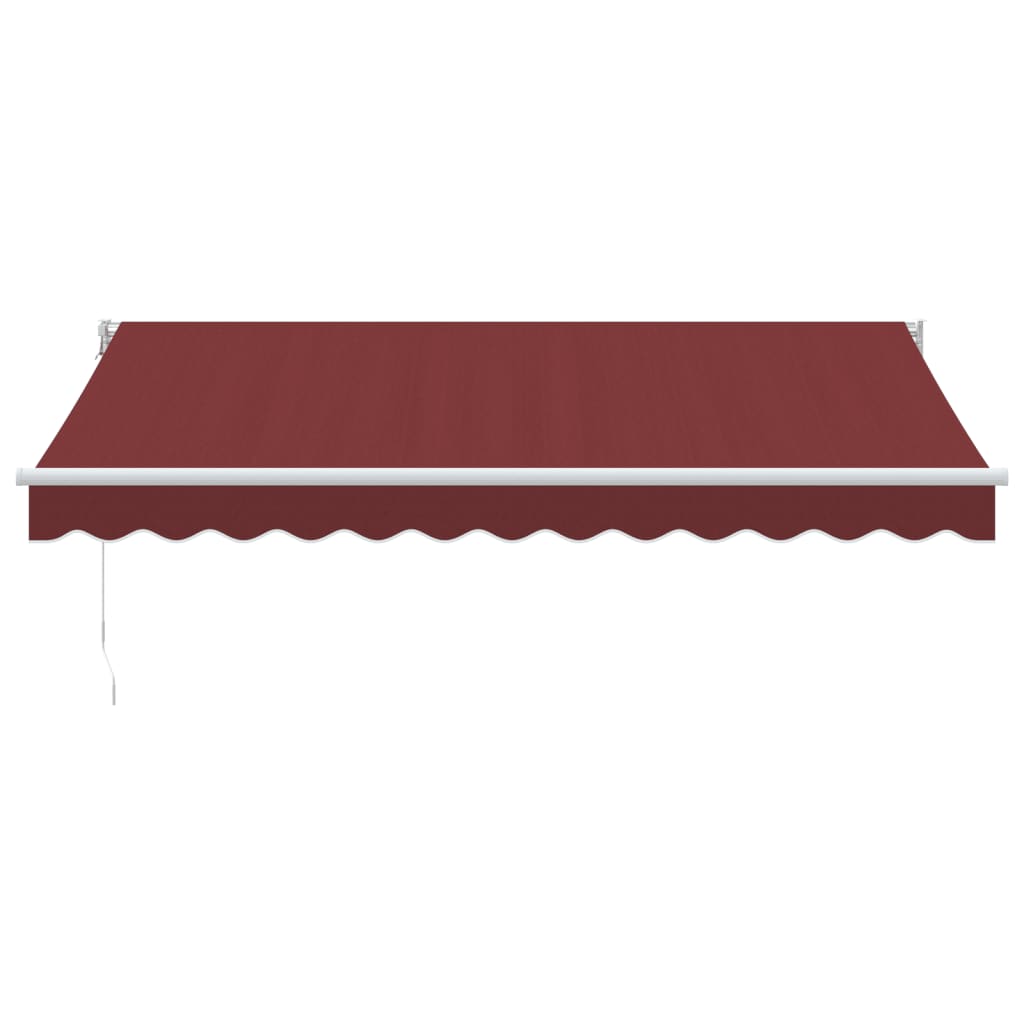 Markise Manuell Weinrot 350x250 cm