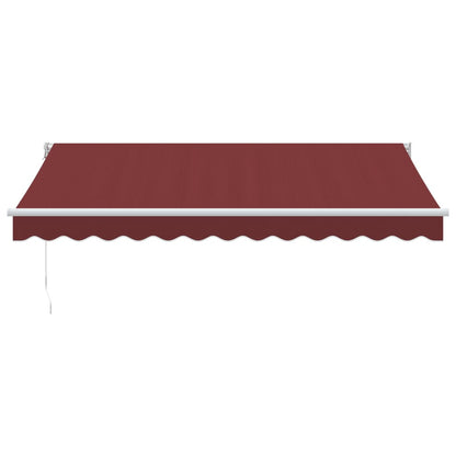 Markise Manuell Weinrot 350x250 cm