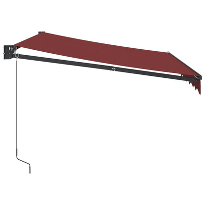 Markise Manuell Weinrot 300x250 cm