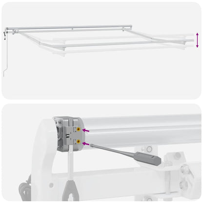 Markise Automatisch Braun 300x250 cm