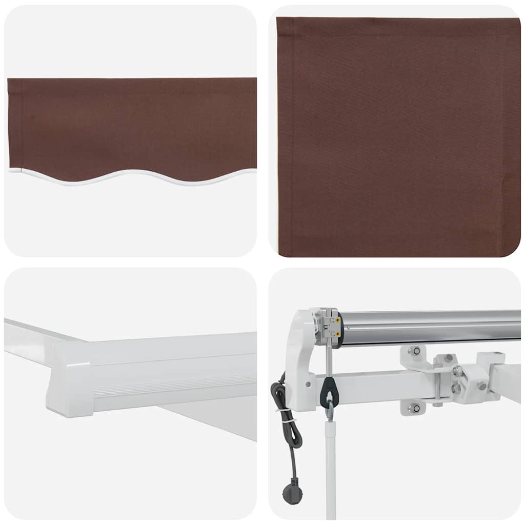 Markise Automatisch Braun 300x250 cm