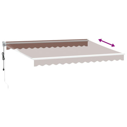 Markise Automatisch Braun 350x250 cm
