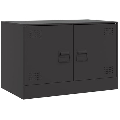 TV-skab Sort 67x39x44 cm Stål
