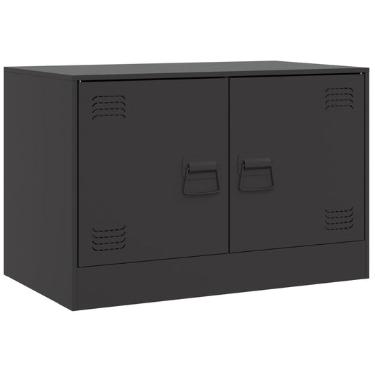 TV-skab Sort 67x39x44 cm Stål
