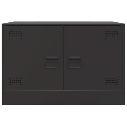 TV-skab Sort 67x39x44 cm Stål