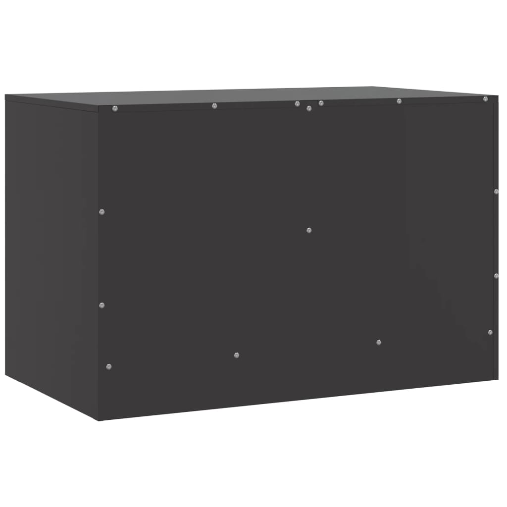 TV-skab Sort 67x39x44 cm Stål