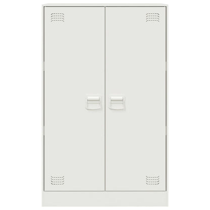 Sideboard Weiß 67x39x107 cm Stahl