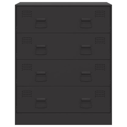 Sideboard Schwarz 67x39x83 cm Stahl
