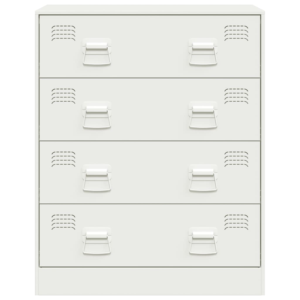 Sideboard Weiß 67x39x83 cm Stahl