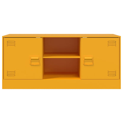 TV-Schrank Senfgelb 99x39x44 cm Stahl
