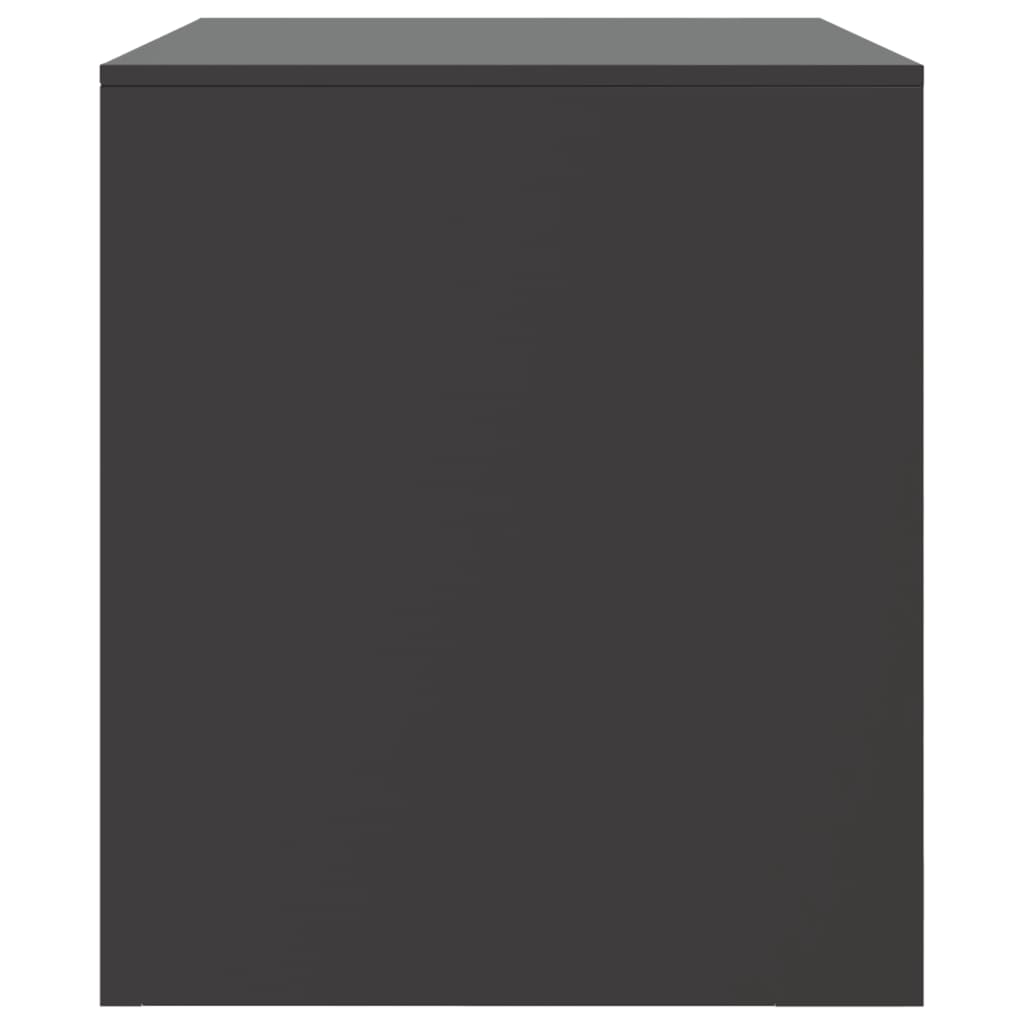 TV-Schrank Schwarz 67x39x44 cm Stahl