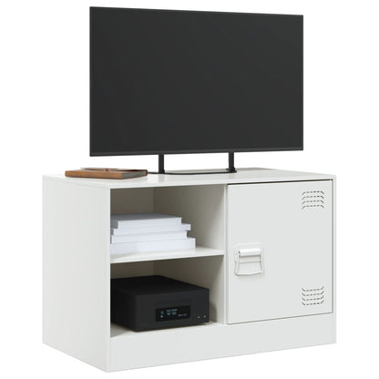 TV Skabe 2 stk Hvid 67x39x44 cm Stål