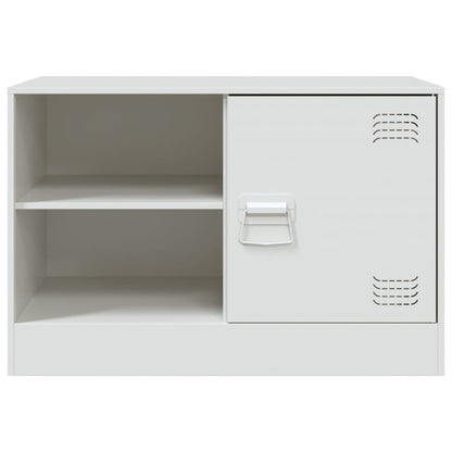 TV Skabe 2 stk Hvid 67x39x44 cm Stål