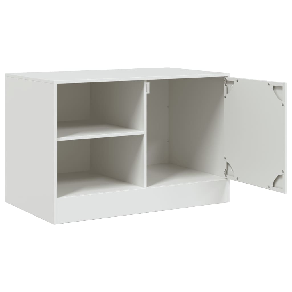 TV Skabe 2 stk Hvid 67x39x44 cm Stål
