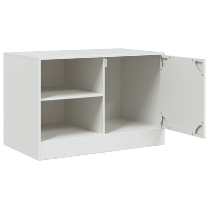 TV Skabe 2 stk Hvid 67x39x44 cm Stål