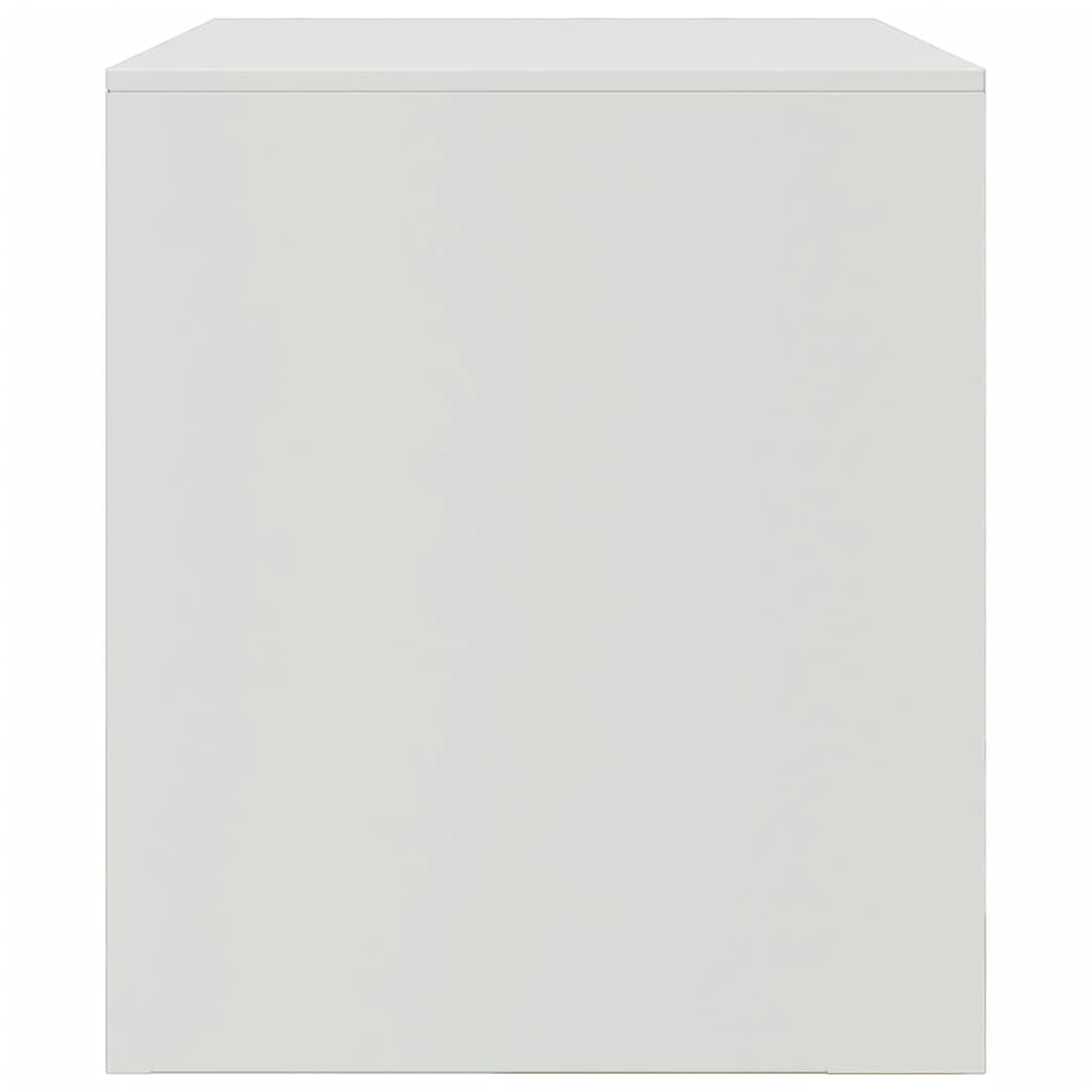 TV Skabe 2 stk Hvid 67x39x44 cm Stål