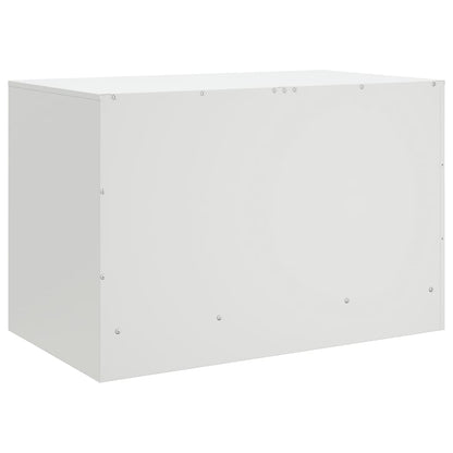 TV Skabe 2 stk Hvid 67x39x44 cm Stål